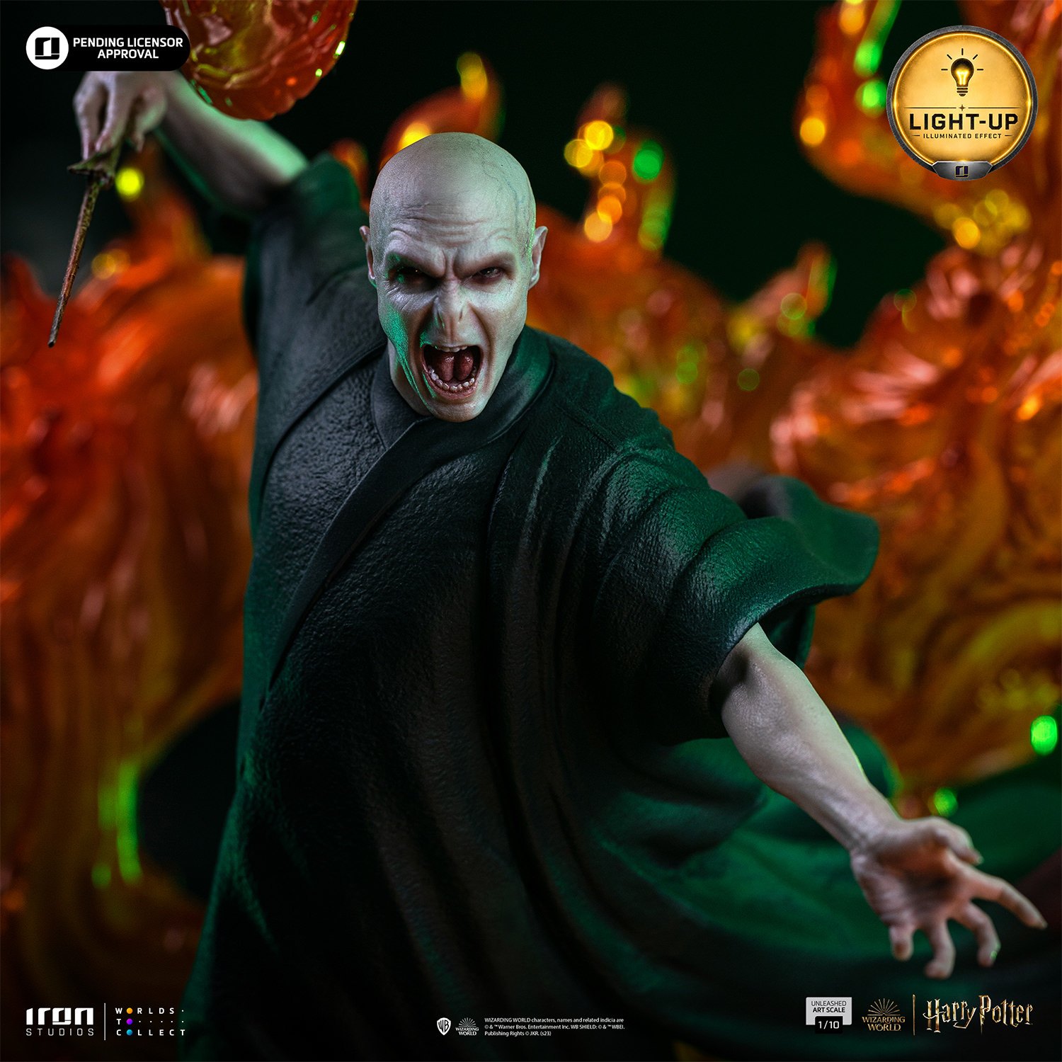 Voldemort Unleashed 1:10 Scale Statue by Iron Studios — official photo 10