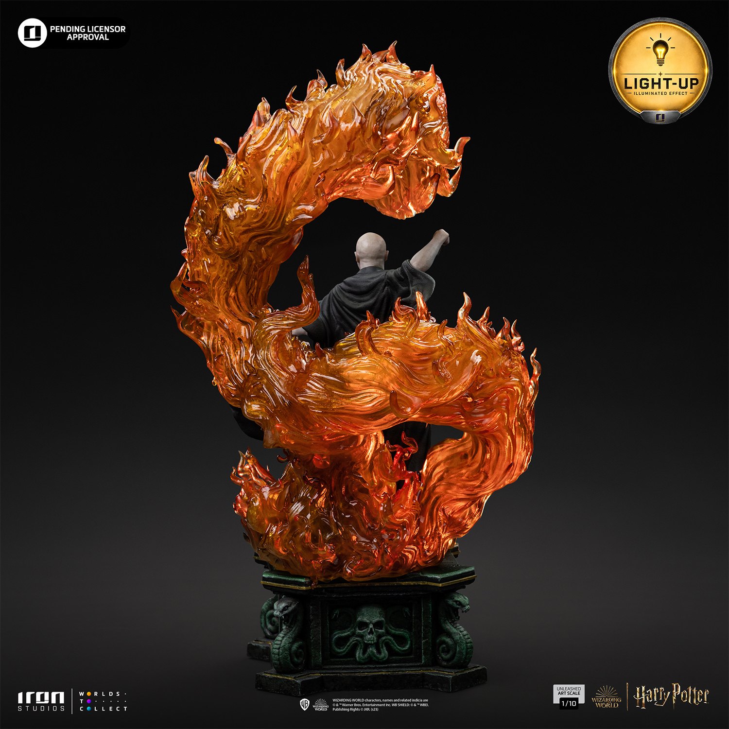 Voldemort Unleashed 1:10 Scale Statue by Iron Studios — official photo 11