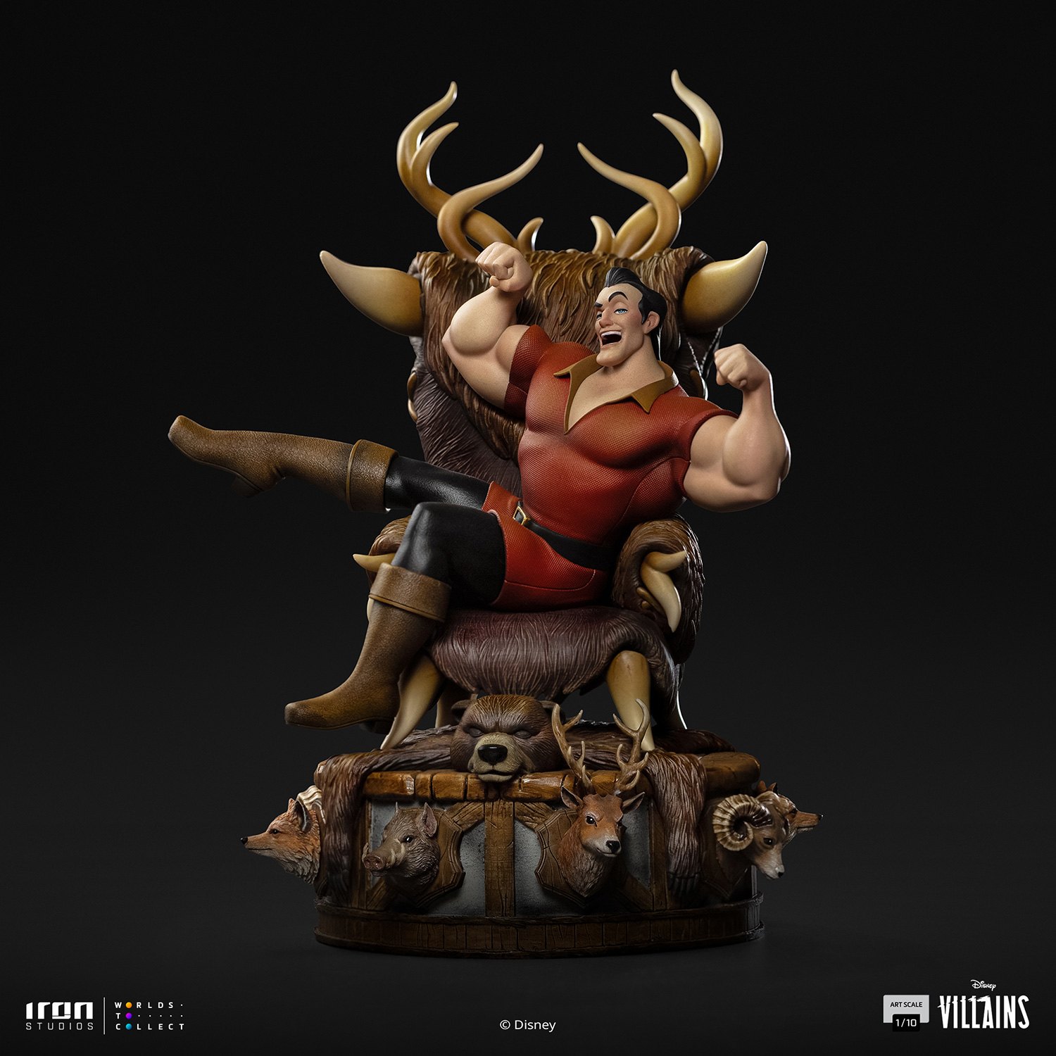 Gaston Deluxe 1:10 Scale Statue by Iron Studios — official photo 6
