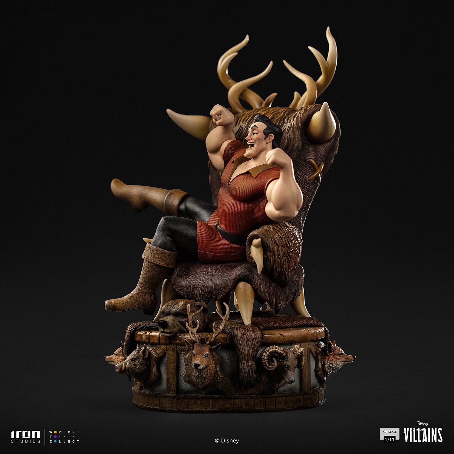 Gaston Deluxe 1:10 Scale Statue by Iron Studios — official photo 7