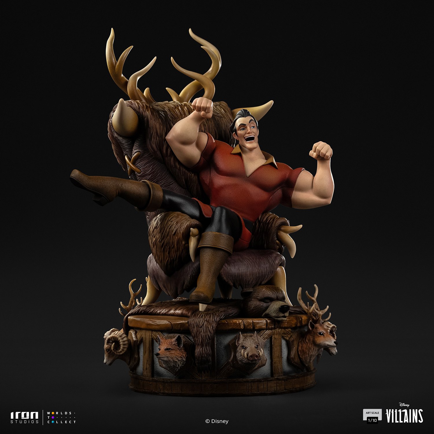 Gaston Deluxe 1:10 Scale Statue by Iron Studios — official photo 9