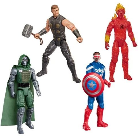 Avengers Doomsday Titan Series 12-Inch Action Figures Case of 4