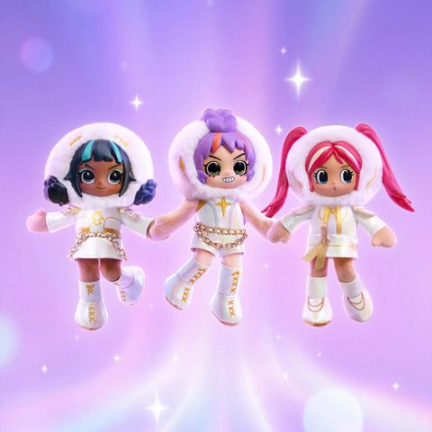 Peach Riot × KPop Demon Hunters Series Plush Doll Pendant