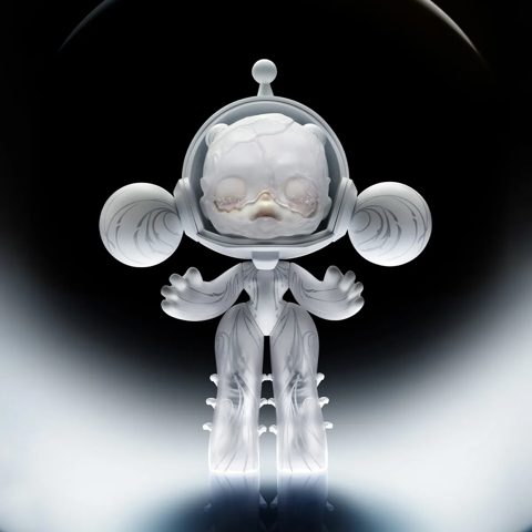 MEGA a SKULLPANDA 400% Robert Wun-Vestige d'astre