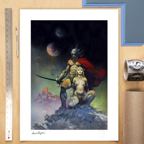 Swordsman of Mars Art Print