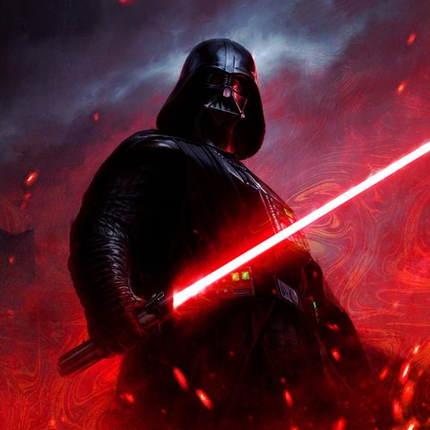 Darth Vader™: Dark Lord of the Sith™ (Rainbow Lava Holofoil Variant) Art Print
