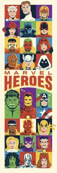 Marvel Heroes Art Print