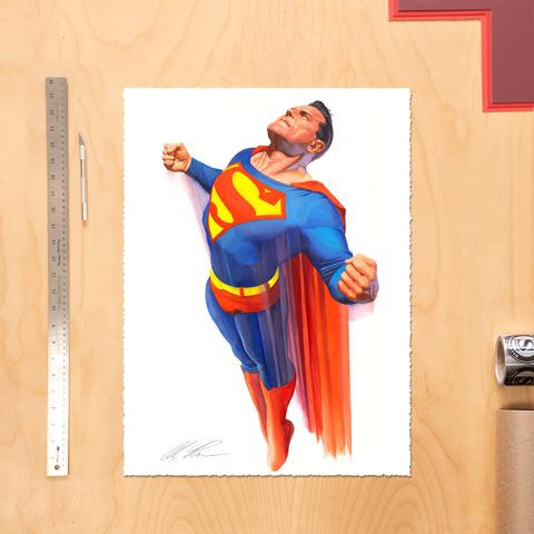 Superman: Answering the Call Art Print