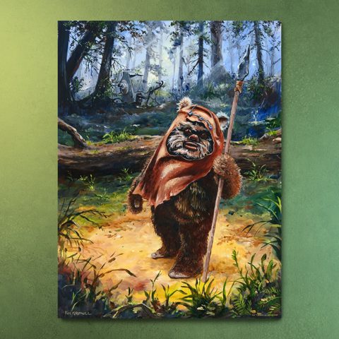 Wicket the Ewok Art Print