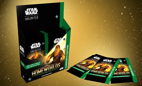 Star Wars: Unlimited – Homeworlds: Carbonite Booster Display Playing Cards