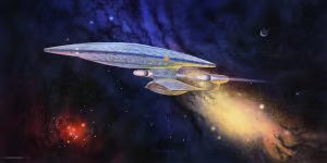 Star Trek: The Next Generation - Ready Room Enterprise-D Art Print