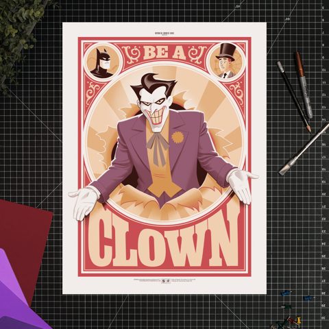 Batman™ The Animated Series: Be A Clown Art Print