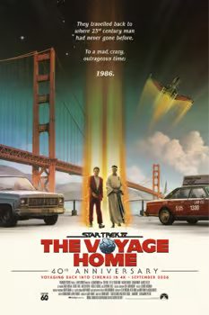 Star Trek IV: The Voyage Home Foil Variant Movie Poster