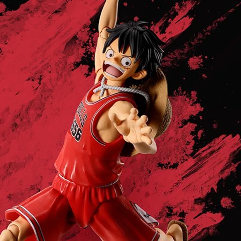 S.H.Figuarts ONE PIECE x NBA MONKEY.D.LUFFY-CHICAGO BULLS ver.-