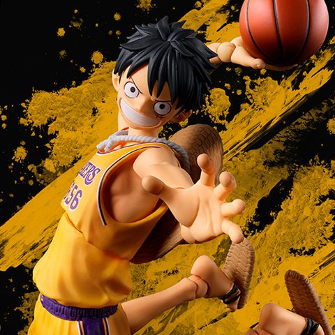 S.H.Figuarts ONE PIECE×NBA MONKEY.D.LUFFY-LOS ANGELES LAKERS ver.-