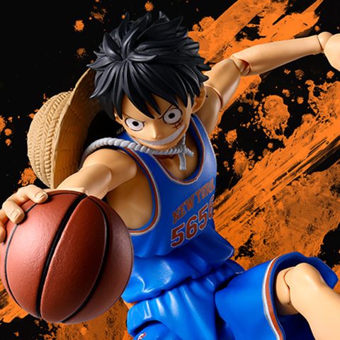 S.H.Figuarts ONE PIECE x NBA MONKEY.D.LUFFY-NEW YORK KNICKS ver.-