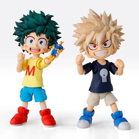 S.H.Figuarts IZUKU MIDORIYA＆ KATSUKI BAKUGO-Childhood Set-
